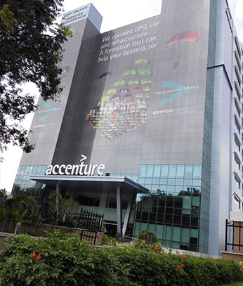 Close to Infosys, HP & HCL